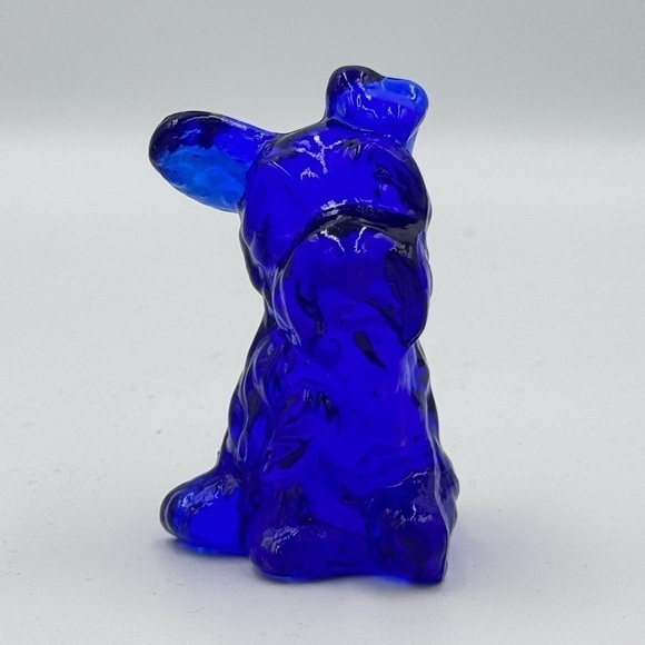 Fenton Cobalt Glass Scottie Scottish Terrior Dog - Picture 1 of 6